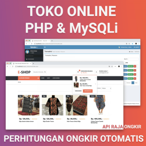 Source Code Toko Online PHP dan MySQLi Perhitungan Ongkir Otomatis